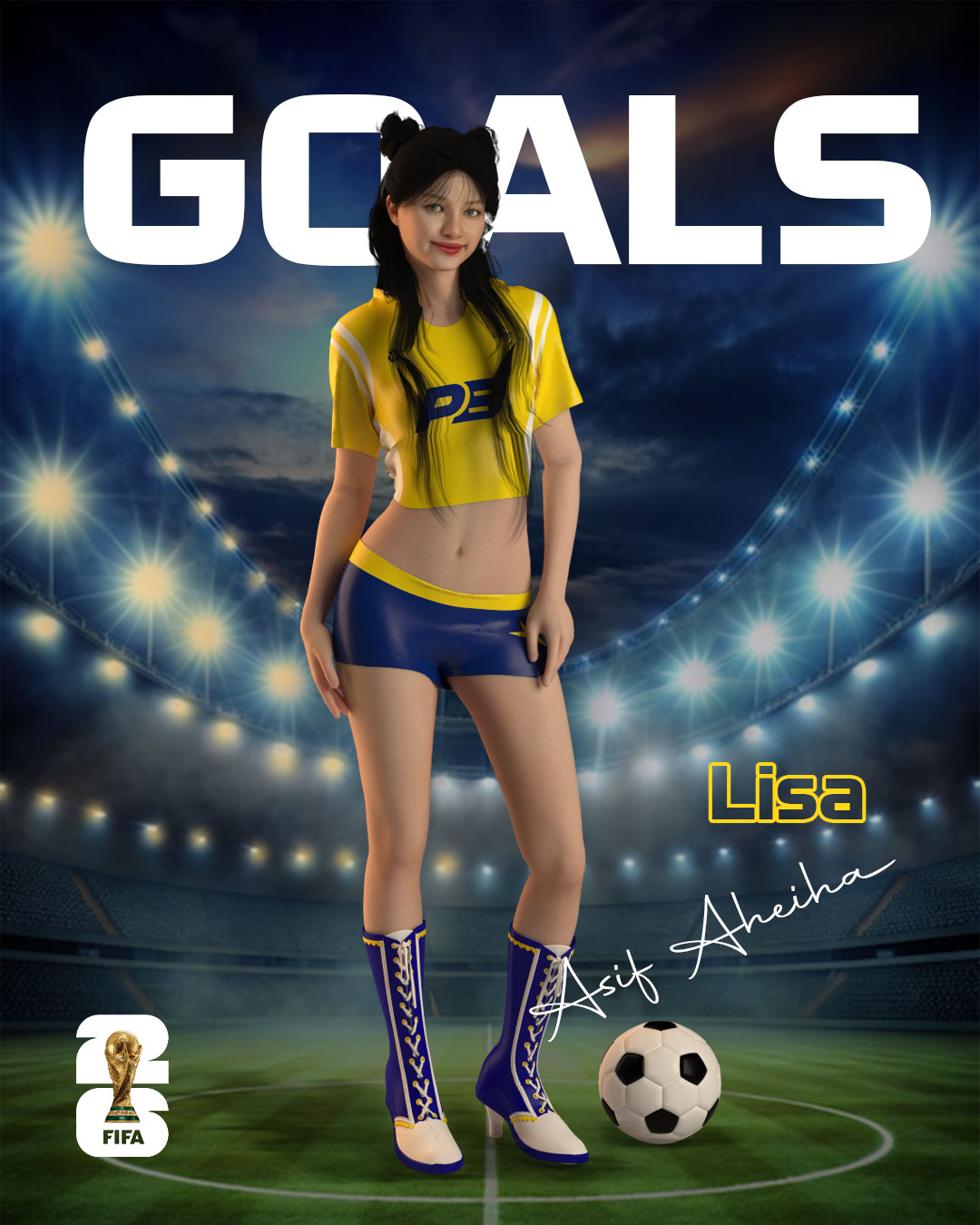 Lisa Fifa Jerssy Goals by Asif Aheiha