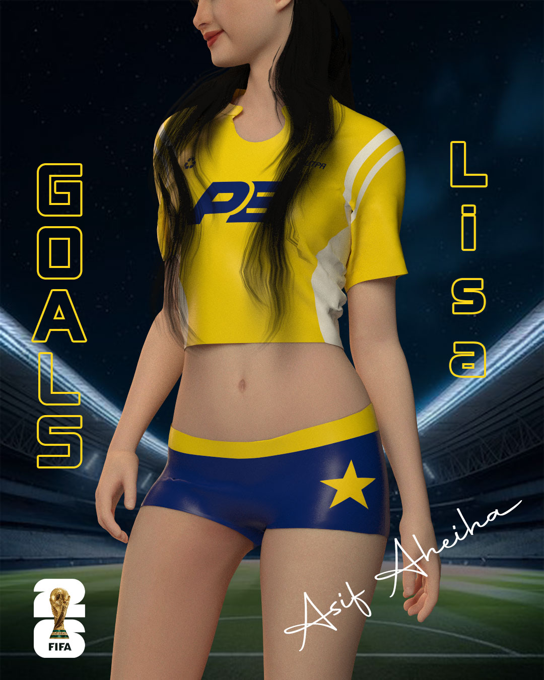 Lisa Fifa Jerssy Goals by Asif Aheiha