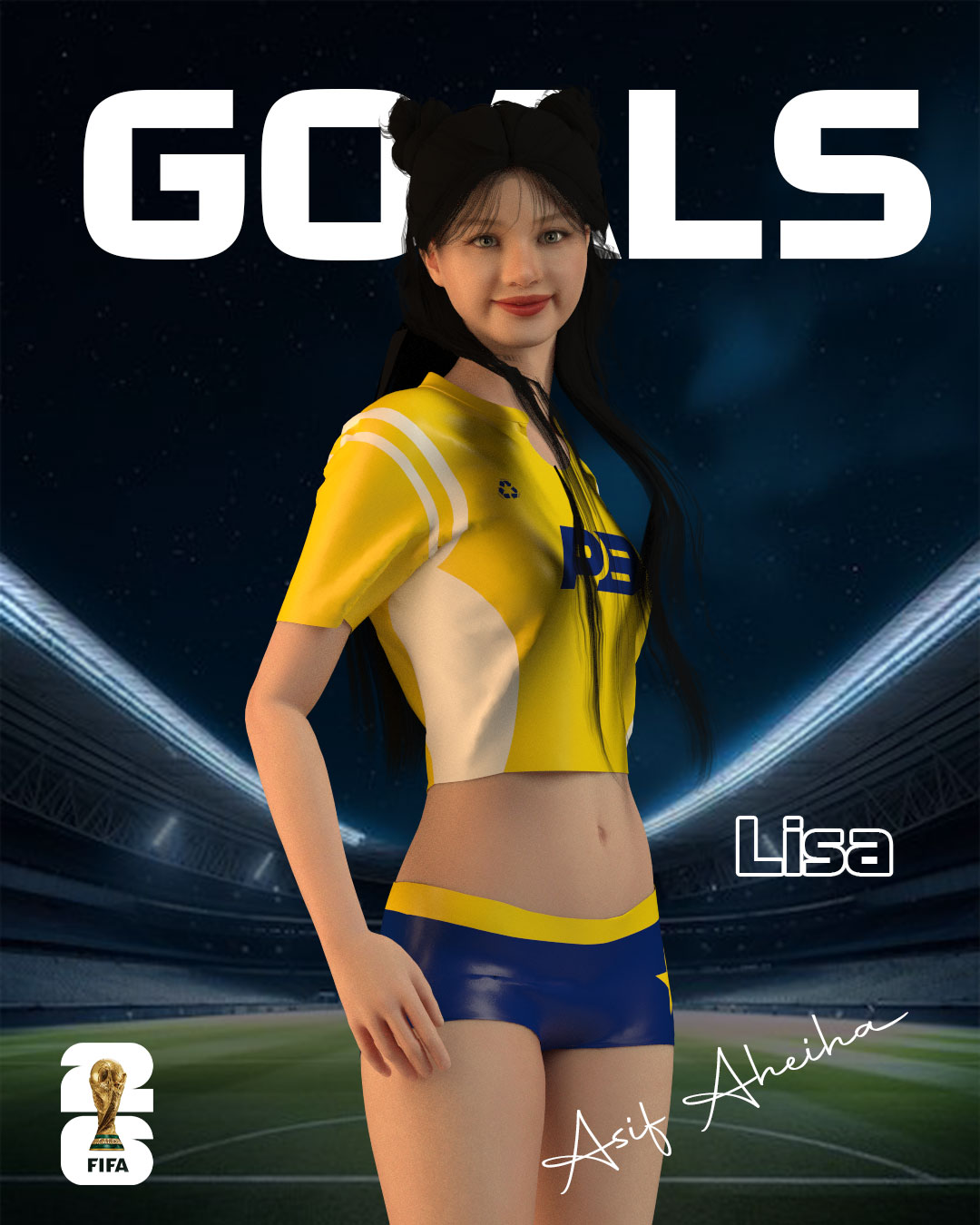 Lisa Fifa Jerssy Goals by Asif Aheiha