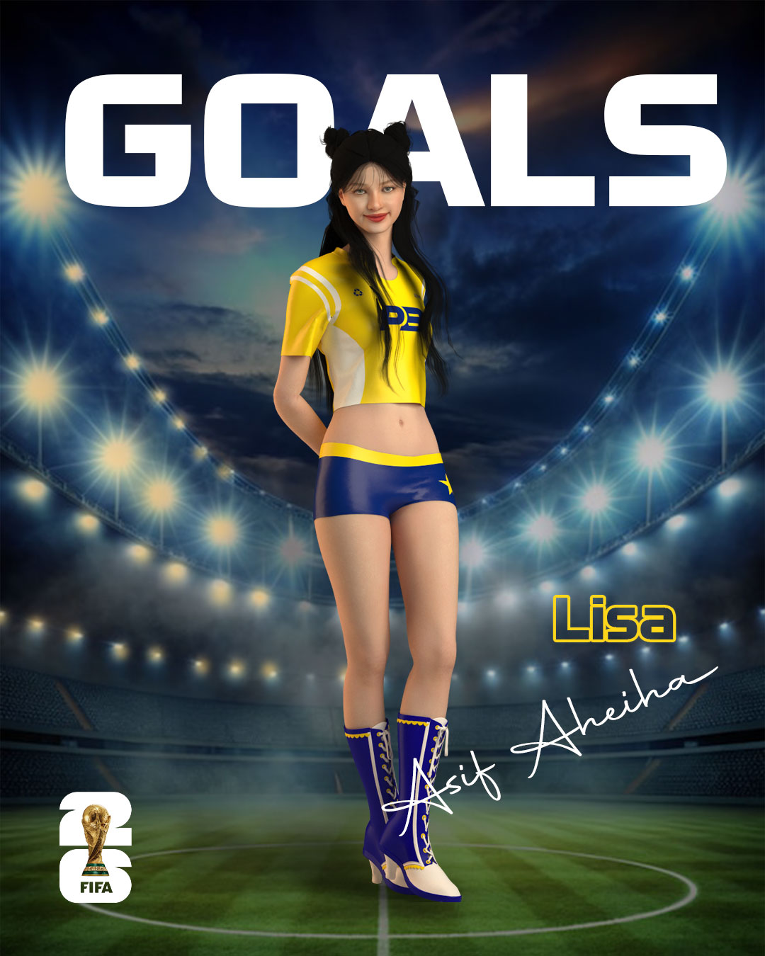 Lisa Fifa Jerssy Goals by Asif Aheiha