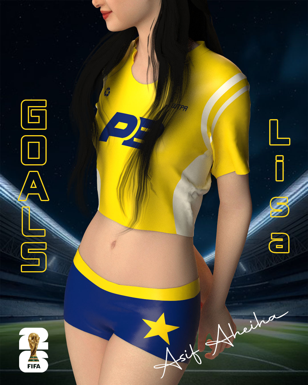Lisa Fifa Jerssy Goals by Asif Aheiha