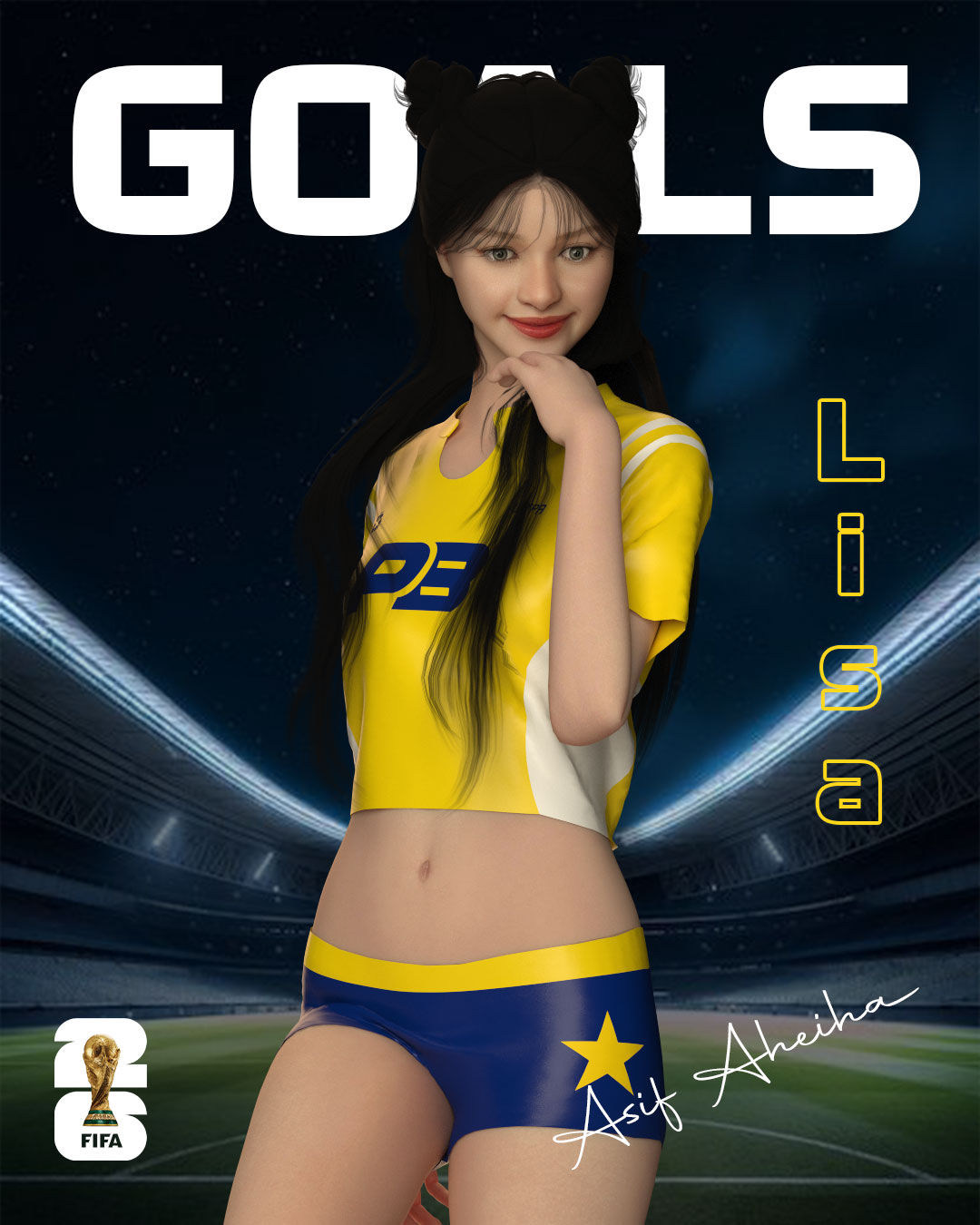 Lisa Fifa Jerssy Goals by Asif Aheiha