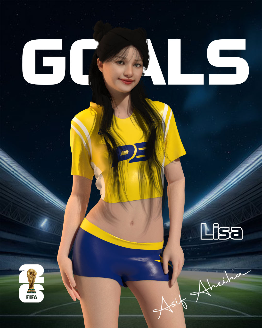 Lisa Fifa Jerssy Goals by Asif Aheiha