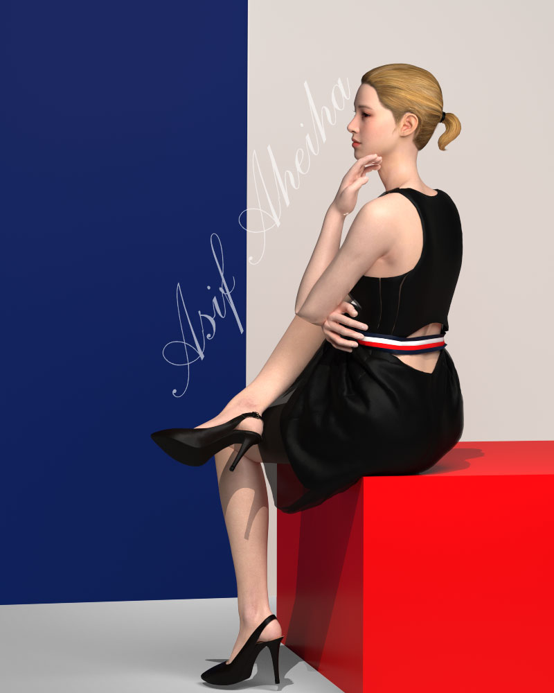 Tommy-Hilfiger-X-Gigi-Hadid SHort Maxi Dress